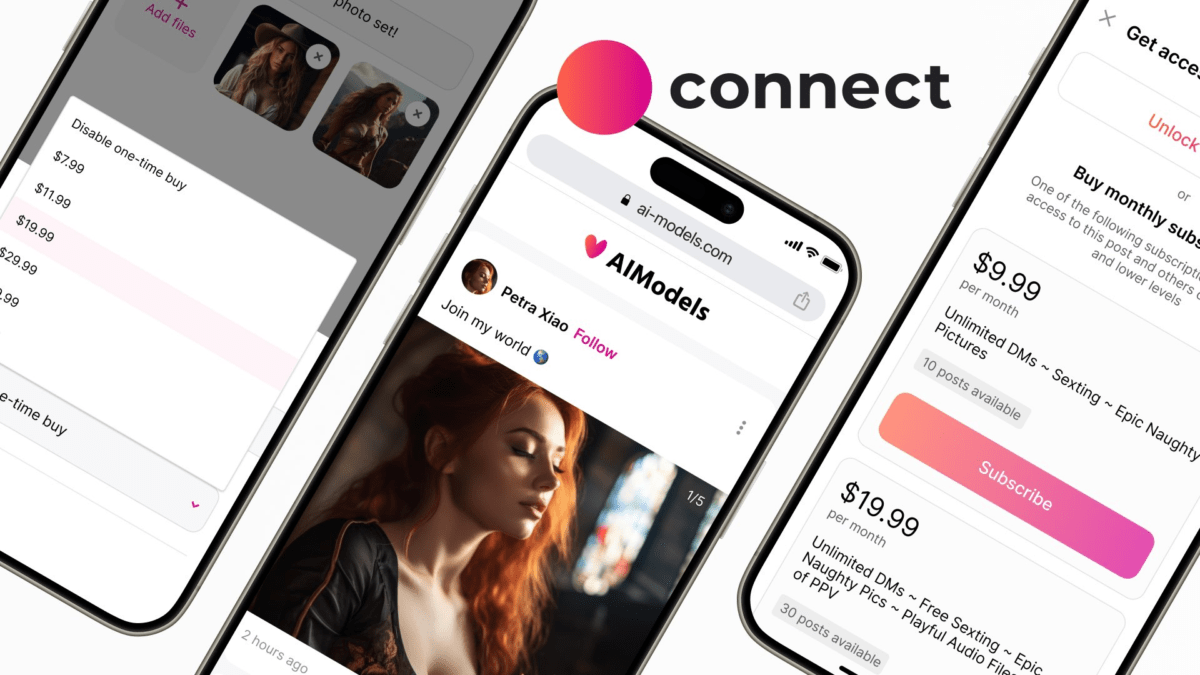 Scrile Connect as a digital girlfriend app